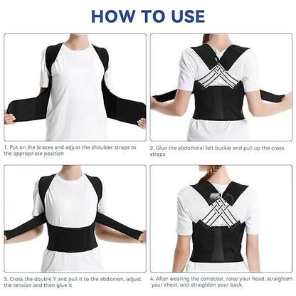 PosturePro™ Adjustable Back Posture Corrector for Pain Relief & Perfect Posture